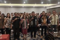 Foto. Pembukaan Pelatihan Peningkatan Kapasitas Aparatur Pemerintah Desa dan Pengurus Kelembagaan Desa di Provinsi NTT, Kamis (21/09) di Hotel Harper Kupang.