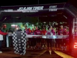 Personil Polres Kupang, Sukses Amankan Charity Ultra Marathon Soe-Kupang