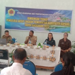 Dinas Perpustakaan dan Kearsipan Kabupaten Kupang Gelar Bimtek Kearsipan