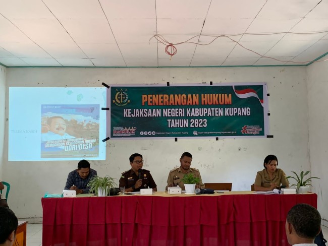 Cegah Potensi Korupsi Dana Desa, Kejari Kabupaten Kupang Gelar Program Pembinaan Masyarakat