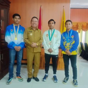 Raih Medali di Jepang dan Popnas Palembang, Atlet Kempo Asal Kabupaten Kupang Temui Bupati