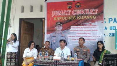 Foto. Polres Kupang dan Pemerintah Daerah Komitmen Turunkan Angka Stunting.
