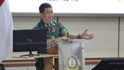 Foto. Kepala BNPB Bekali Pasis Seskoad Pengetahuan Kebencanaan.