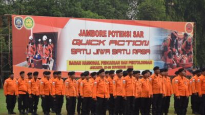 Foto. Jambore Nasional Potensi SAR, Kantor Basarnas Kupang Libatkan 10 Personil.