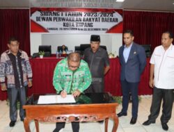 Pemerintah Kota Kupang dan DPRD Sepakat Tetapkan Perda Tentang APBD 2024