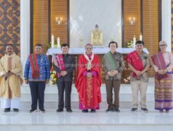 Hadiri Penahbisan Gereja Katedral Kupang, Pj. Wali Kota Sampaikan Terima Kasih Kepada Mgr. Petrus Turang