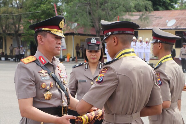 Foto. Lantik 276 Bintara Remaja Baru, Simak Pesan Wakapolda NTT.