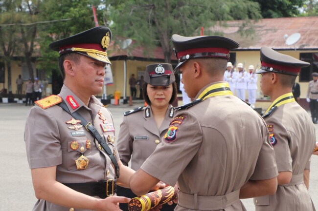 Foto. Lantik 276 Bintara Remaja Baru, Simak Pesan Wakapolda NTT.