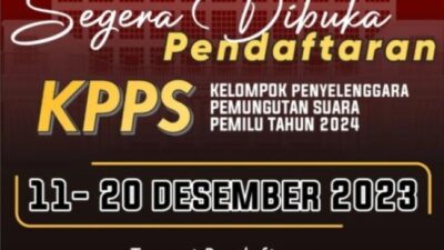 Kabar Gembira, Gaji KPPS Pemilu 2024 Naik, Simak Besaran untuk Ketua dan Anggota