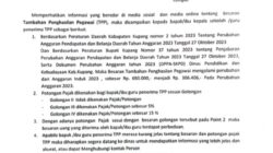 Foto. Foto. TPP Guru Dipotong, Dinas P dan K Kabupaten Kupang Keluarkan Surat Klarifikasi.