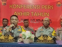 Polres Kupang Gelar Konferensi Pers Akhir Tahun, Kasus Kamtibmas Meningkat