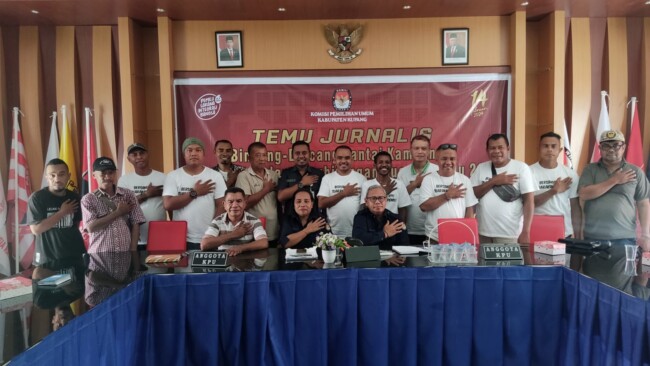 Foto. KPU Kabupaten Kupang Temu Jurnalis, Bincang Santai Kampanye dengan Insan Pers.