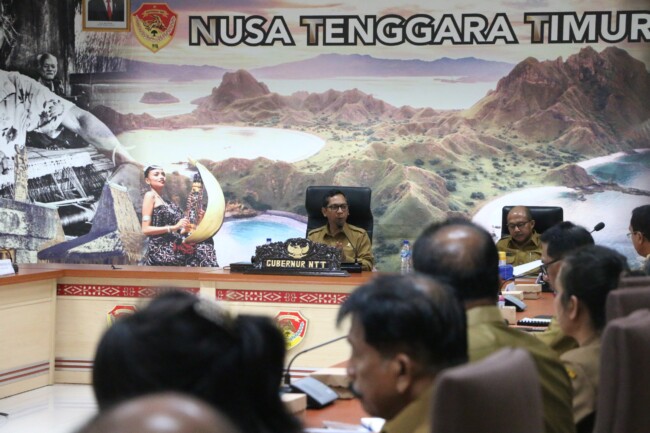 Foto. Pj. Gubernur NTT Buka Acara Pemetaan Jabatan Pimpinan Tinggi Pratama Lingkup Pemprov NTT.