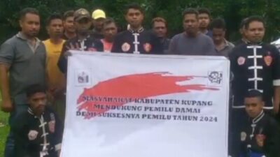 Foto. IKS-PI Cabang Kabupaten Kupang Ajak Masyarakat Sukseskan Pemilu 2024.