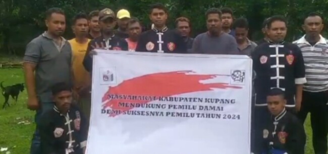 Foto. IKS-PI Cabang Kabupaten Kupang Ajak Masyarakat Sukseskan Pemilu 2024.