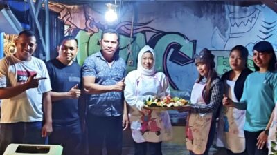 Foto. Bangkitkan UMKM, Karang Taruna NBS dan Bank Artha Graha Gelar Lomba Masak.