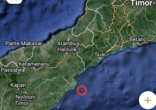 Foto. Gempa Bumi M 5.2 Guncang Malaka NTT, Tidak Berpotensi Tsunami.