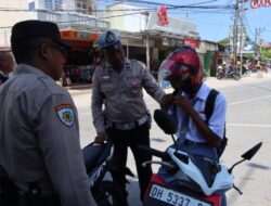 Razia Keselamatan Turangga 2024, Satlantas Polres Kupang Berhasil Jaring Puluhan Kendaraan