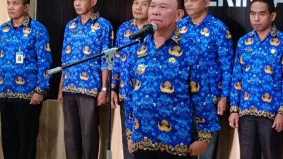 Foto. Pimpin Apel yang Terakhir Kali, Bupati Kupang Titip Sejumlah Pesan.