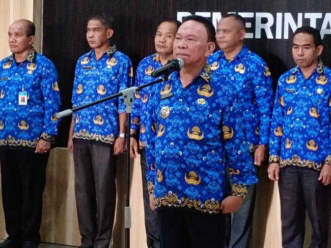 Foto. Pimpin Apel yang Terakhir Kali, Bupati Kupang Titip Sejumlah Pesan.