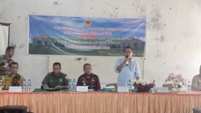 Foto. Hadir Musrenbang 2 Anggota DPRD Dapil Amarasi Serap Aspirasi Masyarakat Kecamatan Nekamese.