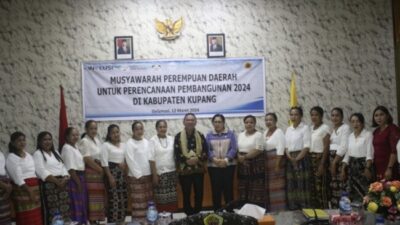 Foto. Musda, 110 Perempuan Kabupaten Kupang Ikut Musrenbang Perencanaan 2024.