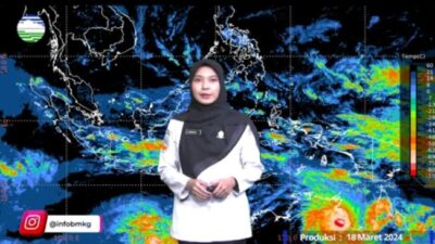 Prakiraan Cuaca Hari Ini, Selasa (19/3), BMKG: Bibit Siklon Tropis Megan Menjauhi Wilayah Indonesia