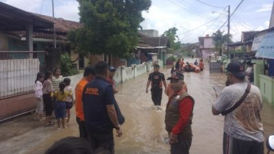 Foto. Banjir Rendam 4 Kecamatan di Kabupaten Pesawaran, 338 KK Terdampak.