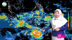 Foto. Siklon Tropis Olga Terpantau di Samudra Hindia Barat Daya Sabu, BMKG : Waspadai Angin Kencang di NTT.