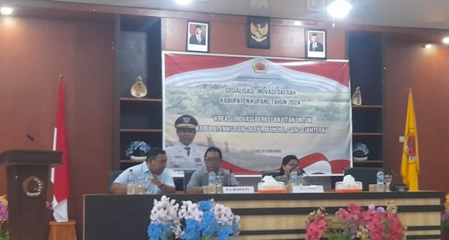 Foto. Penjabat Bupati Kupang: Inovasi Daerah Jadi Kunci Meningkatkan Daya Saing dan Kualitas Pelayanan Kepada Masyarakat.