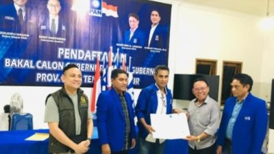 Foto. Final, Korinus Masneno Dapat Rekomendasi dari PAN di Pilbup Kabupaten Kupang.