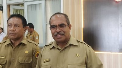 Foto. Polemik Mulut Tambang di Kabupaten Kupang, Pj. Bupati TTS Temui Pj. Bupati Kupang.