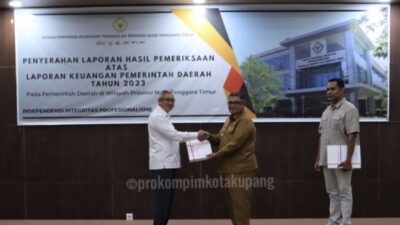 Luar Biasa, Pemerintah Kota Kupang Pertahankan Opini WTP 5 Kali Berturut dari BPK RI