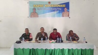 Kecamatan Kupang Timur Gelar Rakor Tindak Lanjut Hasil Evaluasi Pj. Bupati Kupang