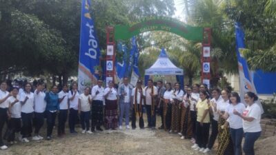 Foto. Kolaborasi Guru ASN PPPK Kabupaten Kupang dan Bank NTT Hadirkan Taman Timor di Oelamasi.