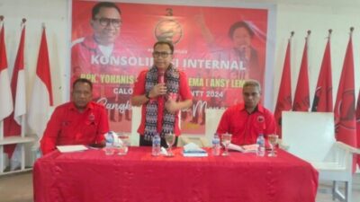 Foto. Pasca Rakerda PDI P, Cagub NTT Ansy Lema "Tancap Gas" Safari Politik di Flores.