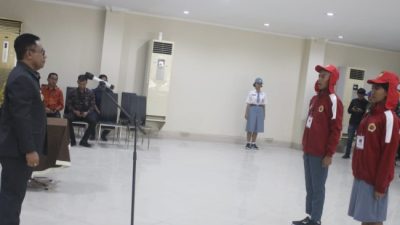 Foto. Pj. Bupati Kupang Resmi Buka Pelatihan Anggota Paskibraka Tahun 2024.