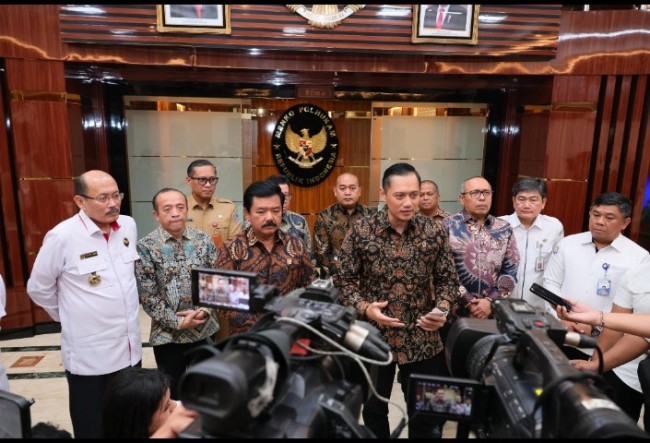 Foto. Kementerian ATR/BPN Berkomitmen Akselerasi Pendaftaran Tanah Ulayat Masyarakat di 16 Provinsi.