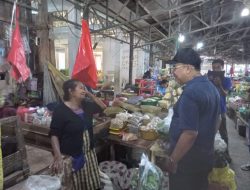 Jeriko Blusukan ke Pasar, Pedangan Keluhkan Maraknya Aksi Pencurian di Pasar Naikoten