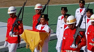Sosok Marshanda Manafe, Pembawa Baki Paskibraka Kabupaten Kupang 2024, Bercita-Cita Jadi Polwan