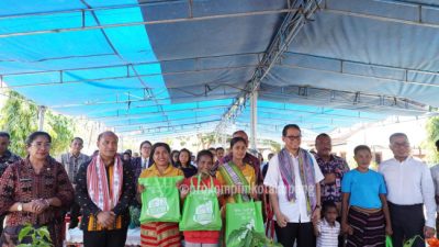 Foto. Penjabat Wali Kota Kupang Hadiri Peluncuran Bantuan Pangan Pengentasan Stunting.