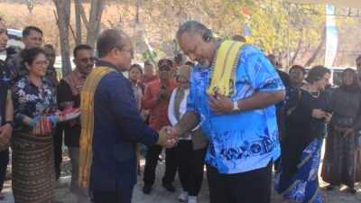 Foto. Menteri dari Fiji Belajar Manajemen Resiko Bencana di Kabupaten Kupang.
