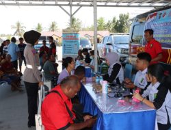 Meriahkan HUT Lantas Ke-69, Satlantas Polres Kupang Gelar Layanan Kesehatan Gratis