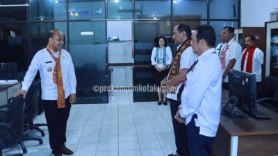 Foto. Pantau Disiplin Kerja ASN, Pj. Wali Kota Kupang Lakukan Sidak Mendadak.