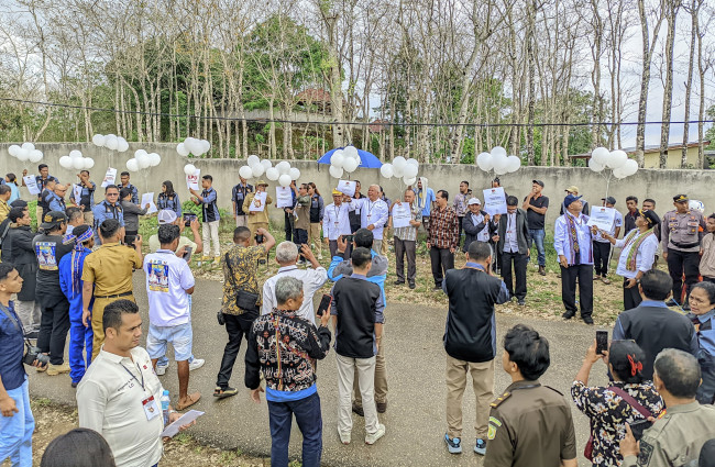 Foto. KPU TTS Gelar Deklarasi Kampanye Damai.