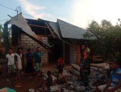 Puting Beliung Sapu Desa Manubelon, Kabupaten Kupang, 10 Rumah Warga Rusak