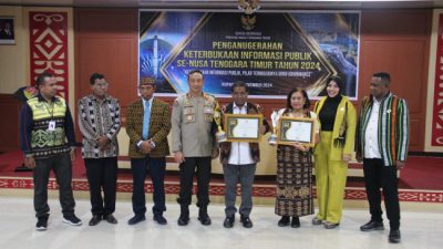 Luar Biasa, Pemerintah Kota Kupang Raih Penghargaan Bandan Publik Informatif yang Kedua Kali