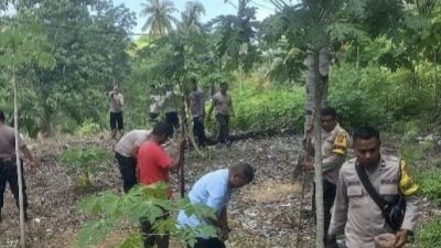 Foto. Dukung Program Ketahanan Pangan, Ini Upaya Nyata Polres Kupang Hingga Jajaran Polsek.