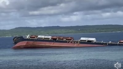 Foto. Tragis! Kapal Container MV Kualamas Tenggelam di Bolok, Berikut Daftar Nama ABK yang Selamat.