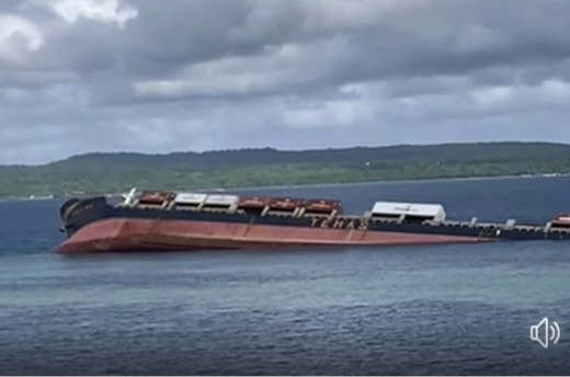 Foto. Tragis! Kapal Container MV Kualamas Tenggelam di Bolok, Berikut Daftar Nama ABK yang Selamat.